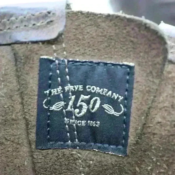 Frye Jet Engineer 150 TH Anniversary Women's Brown Leather Short Boots Size US 7 - Picture 9 of 12